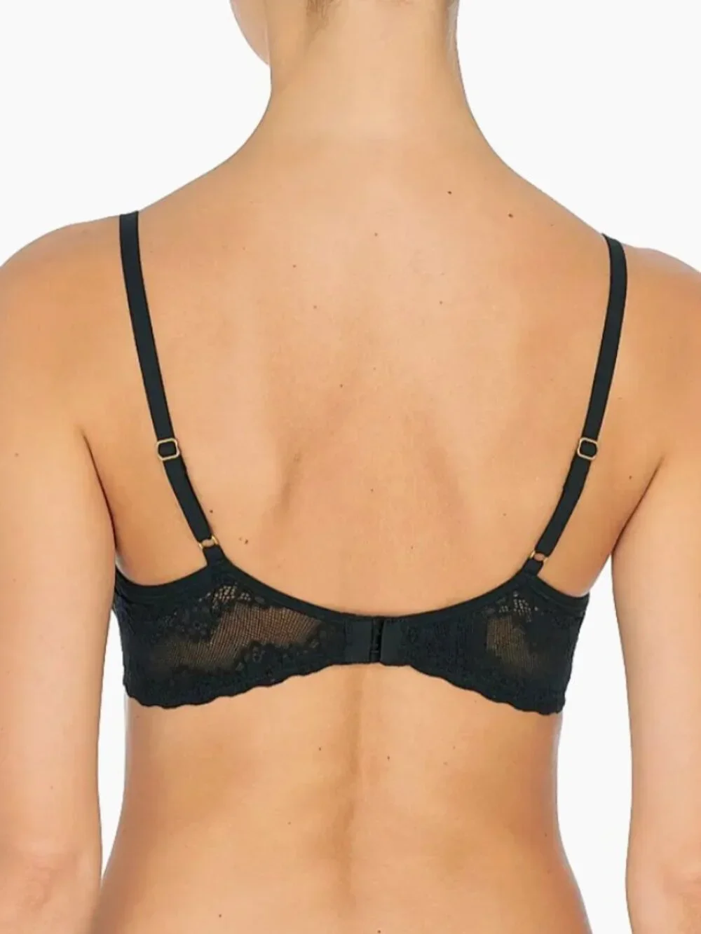 NWT Natori Bliss Perfection Comfort T-Shirt Bra Black 32D - Picture 3 of 4
